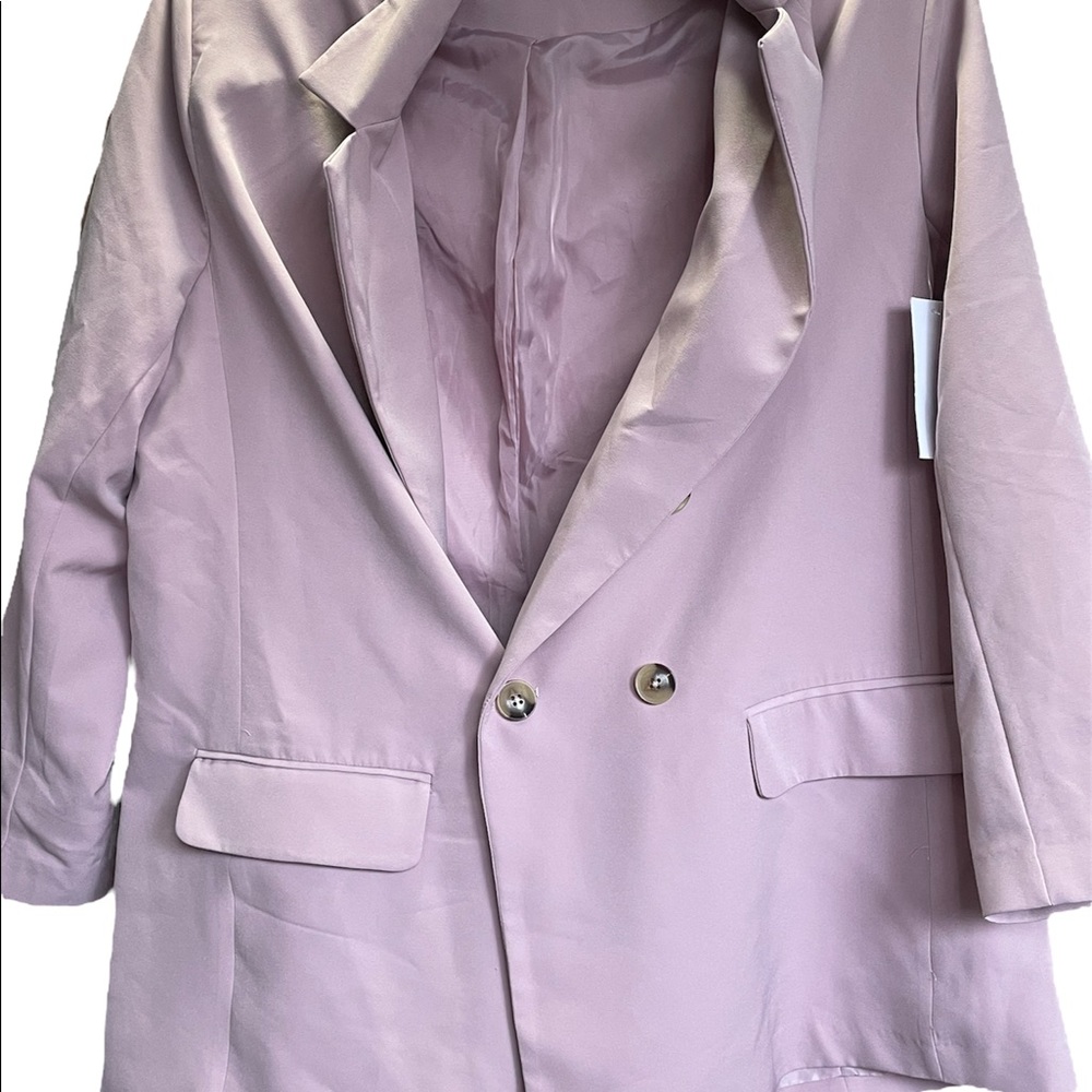 Lilac Oversized Blazer